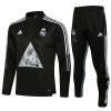 Lasten Real Madrid Training Huppari Suits 2022-23 Musta 1/4-Zip